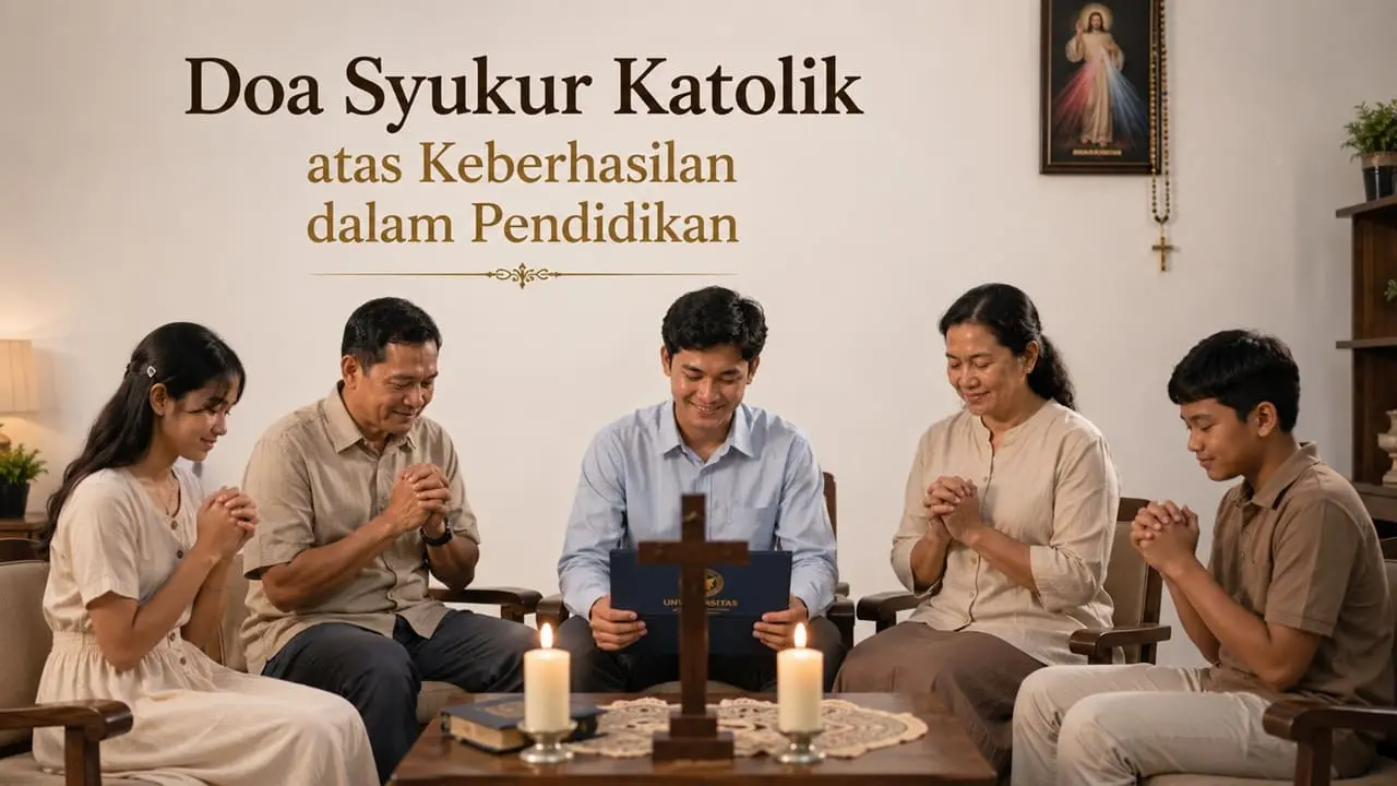 Doa syukur Katolik atas keberhasilan dalam pendidikan